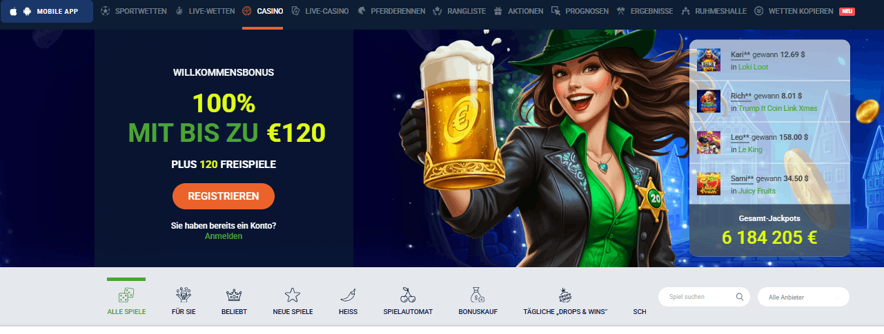 Bônus de boas-vindas do 20bet – 100% + 120 rodadas grátis para Ice Fishing