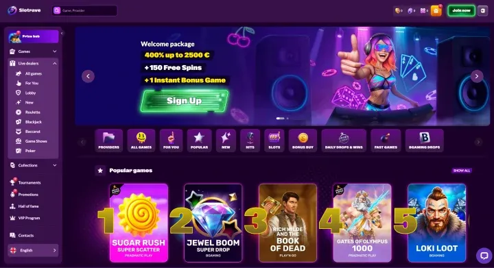 Slotrave cassino online – seção de cassino ao vivo com Ice Fishing da Evolution para jogadores do Brasil